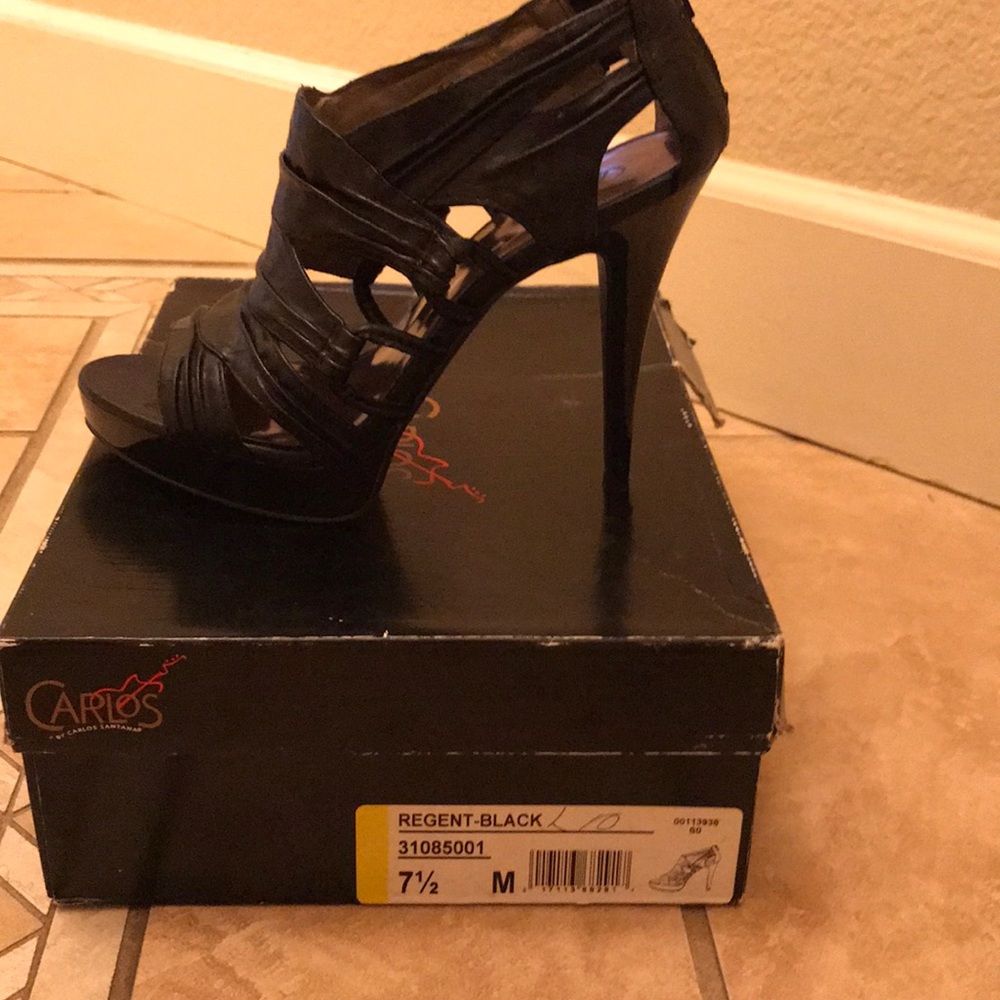 Black Carlos Santana heels